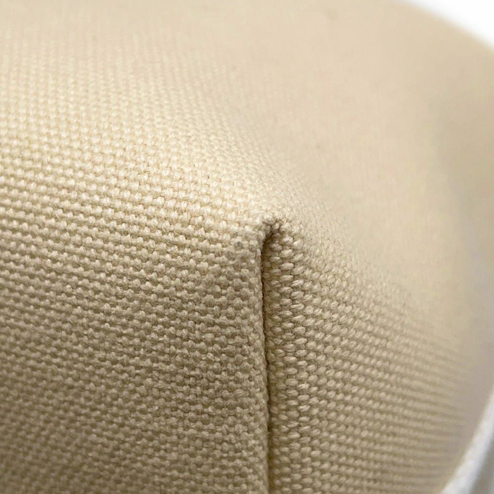 エルメス ポーチ ブリッド・ア・ブラックPM ベージュ/シルバー金具 キャンバス HERMES バッグ 小物入れ