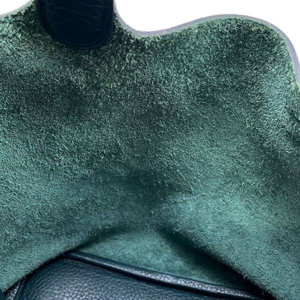 エルメス ハンドバッグ ピコタンロックMM ヴェールシプレス/ゴールド金具 トリヨンクレマンス B刻印