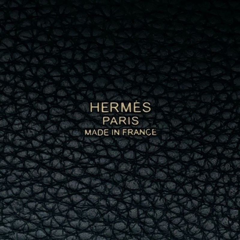 エルメス ハンドバッグ ピコタンロックMM ヴェールシプレス/ゴールド金具 トリヨンクレマンス B刻印