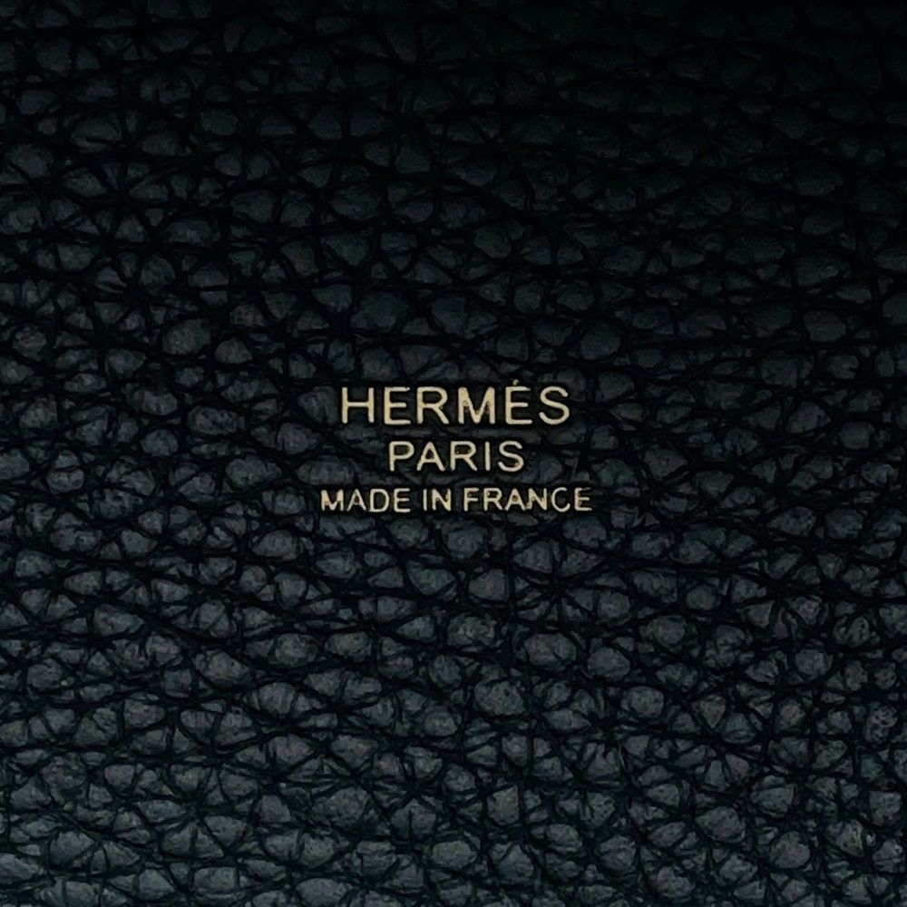 エルメス ハンドバッグ ピコタンロックMM ヴェールシプレス/ゴールド金具 トリヨンクレマンス B刻印