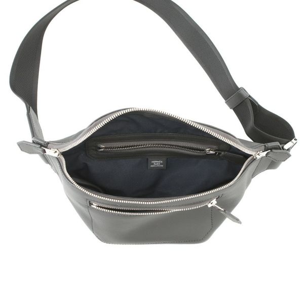 エルメス ボディバッグ シティスライドクロスPM プロン/シルバー金具 エバーカラー A刻印 HERMES バッグ メンズ