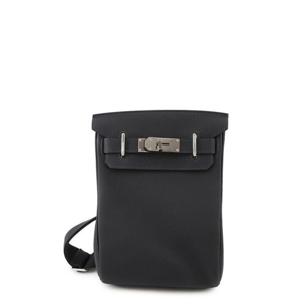 エルメス ボディバッグ ケリー アッカドPM キャバン/ジョーヌナプル/フー/シルバー金具 トゴ B刻印 メンズ