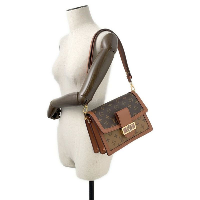 ルイヴィトン ショルダーバッグ モノグラム・リバース ドーフィーヌMM M45958 LOUIS VUITTON 2way