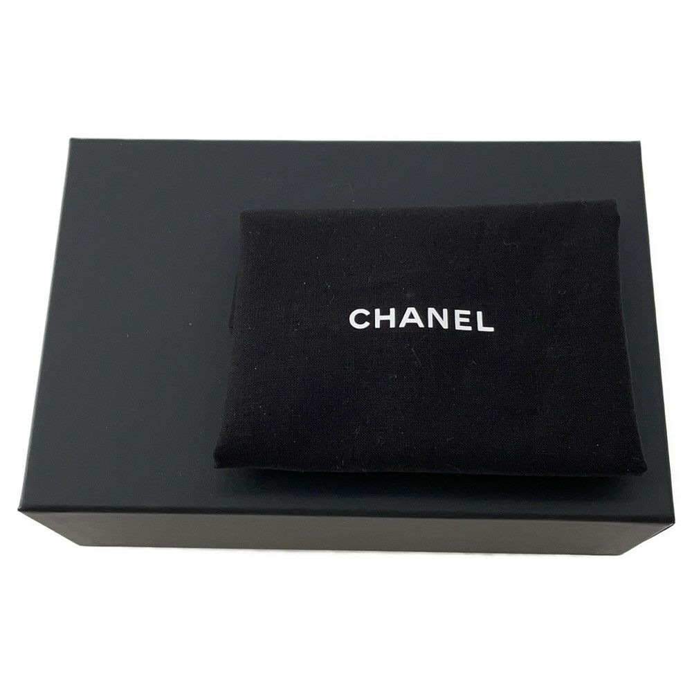 シャネル チェーンショルダーバッグ ココハンドル マトラッセ マイクロ ラムスキン ラインストーン AP4245 2way 黒