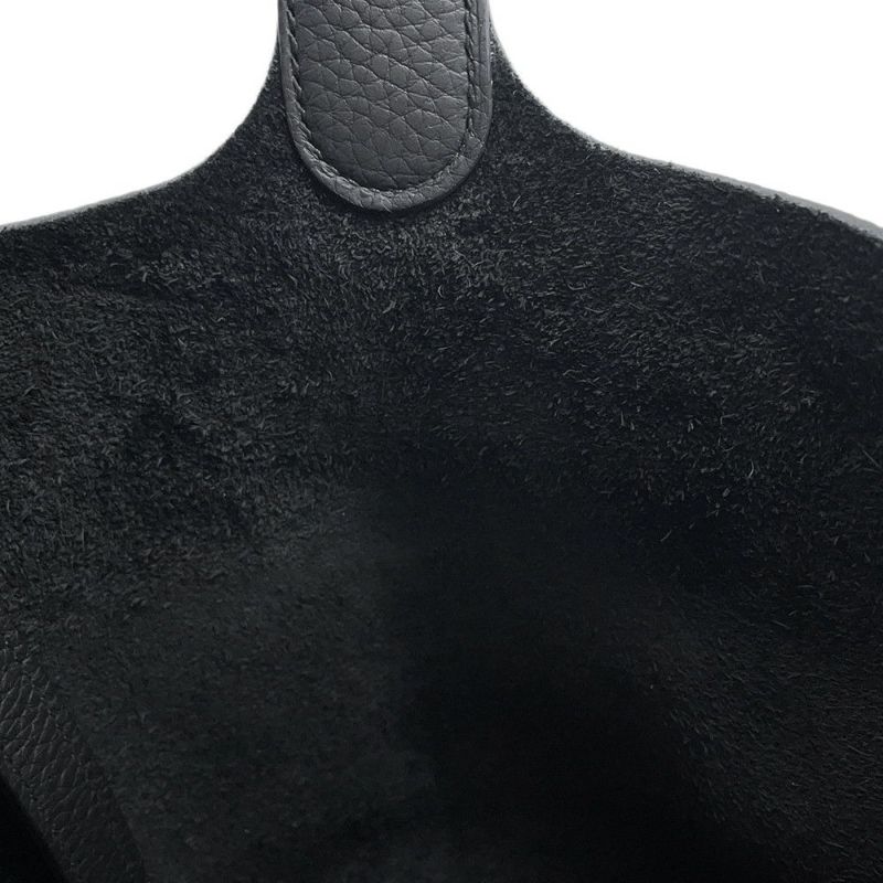 エルメス ハンドバッグ ピコタンロックMM ブラック/ゴールド金具 トリヨンクレマンス K刻印 黒