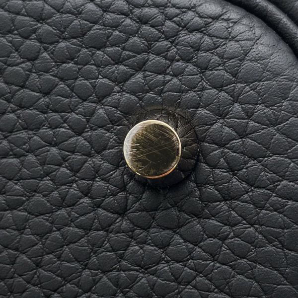 エルメス ハンドバッグ ピコタンロックMM ブラック/ゴールド金具 トリヨンクレマンス K刻印 黒