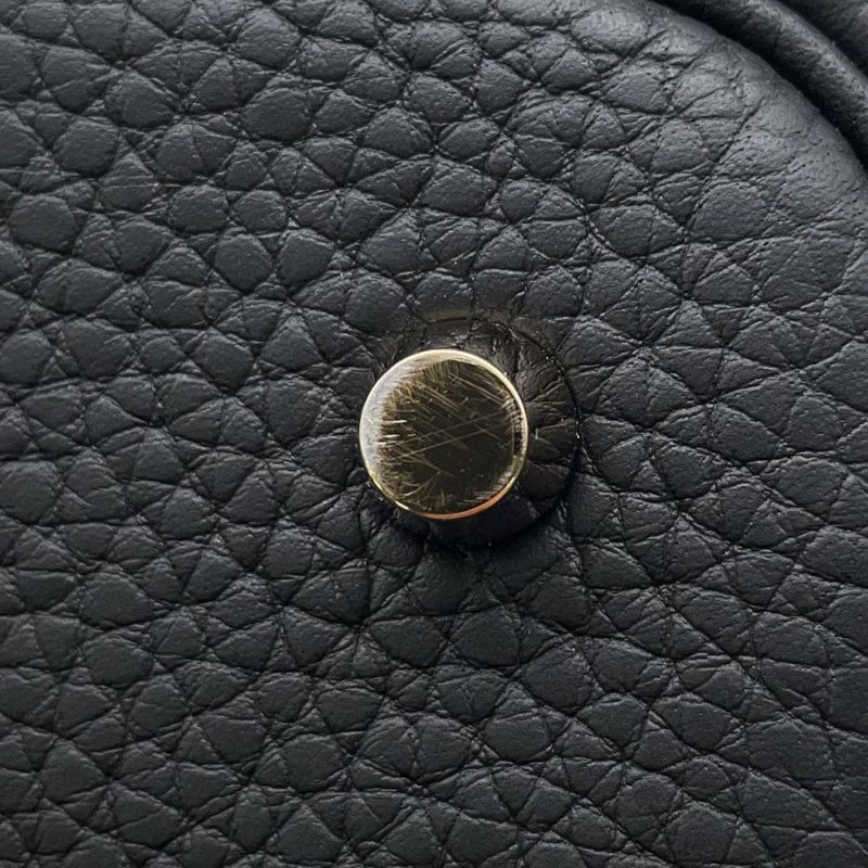 エルメス ハンドバッグ ピコタンロックMM ブラック/ゴールド金具 トリヨンクレマンス K刻印 黒