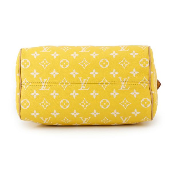 ルイヴィトン ハンドバッグ カーフレザー/モノグラム スピーディ P9 バンドリエール25 M24426 2way イエロー