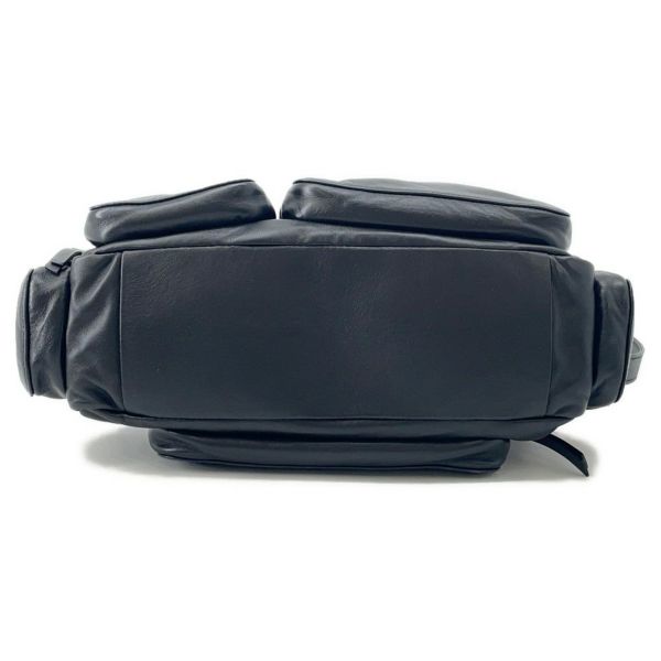 ミュウミュウ ハンドバッグ レザー 5BB150 MIUMIU 2way 黒