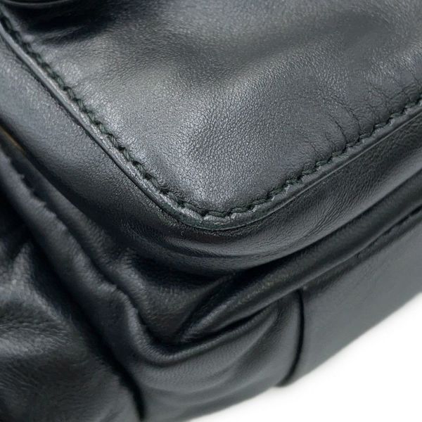 ミュウミュウ ハンドバッグ レザー 5BB150 MIUMIU 2way 黒