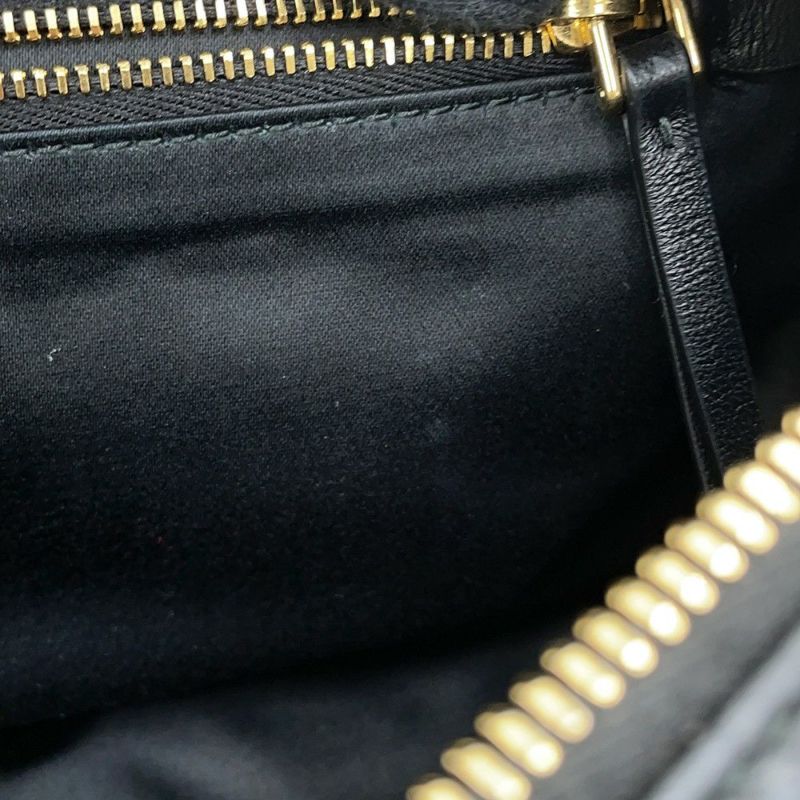 ミュウミュウ ハンドバッグ レザー 5BB150 MIUMIU 2way 黒