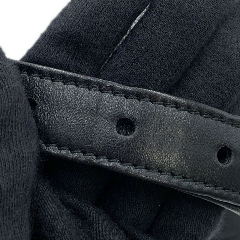 ミュウミュウ ハンドバッグ レザー 5BB150 MIUMIU 2way 黒