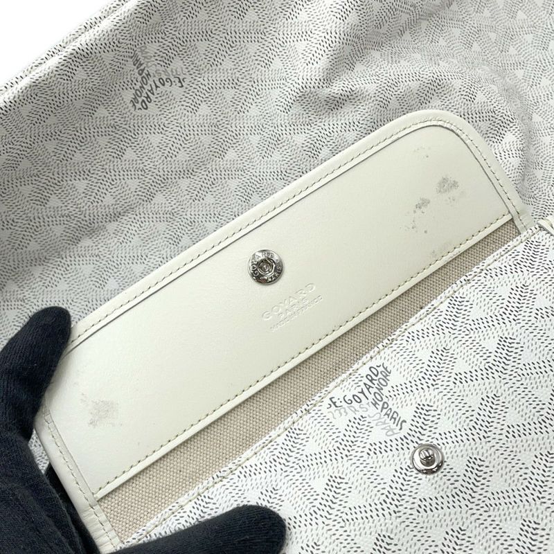 ゴヤール トートバッグ サンルイPM STLOUIPMLTY50CL50P GOYARD 白