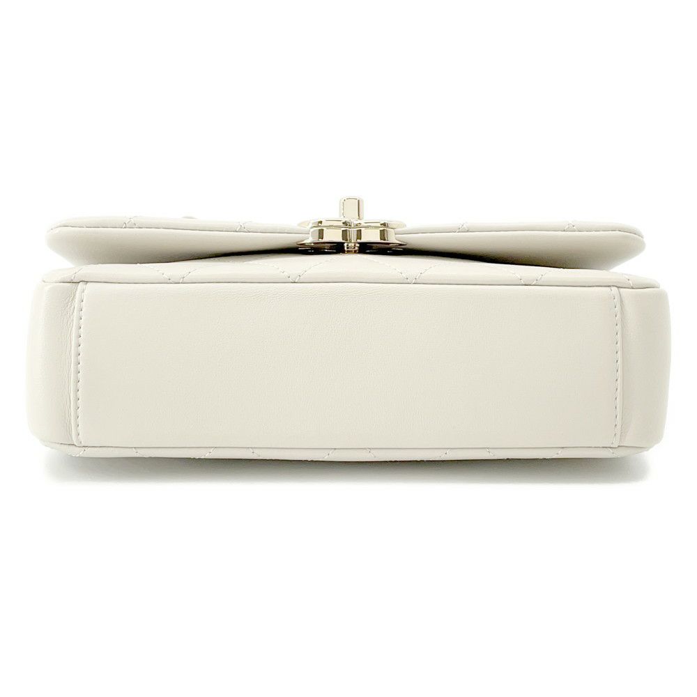 シャネル チェーンショルダーバッグ マトラッセ ココマーク カーフレザー AS2318 CHANEL