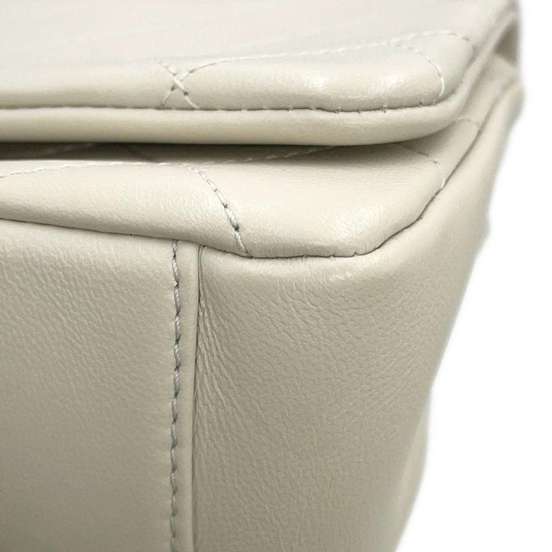 シャネル チェーンショルダーバッグ マトラッセ ココマーク カーフレザー AS2318 CHANEL