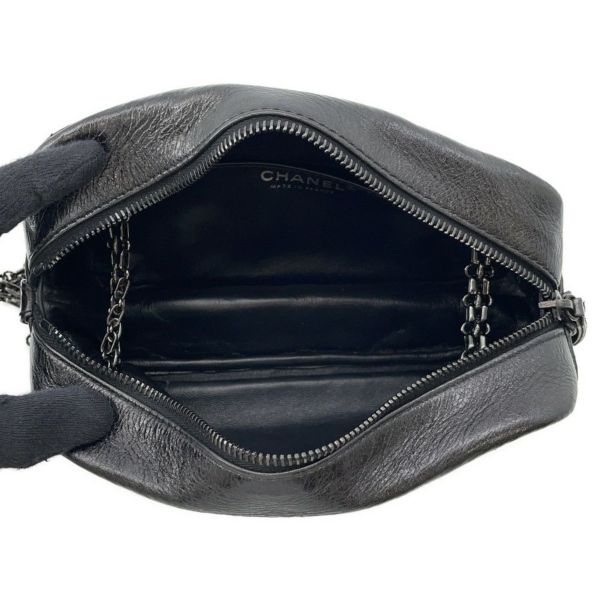 シャネル チェーンショルダーバッグ マトラッセ 2.55 CHANEL 黒