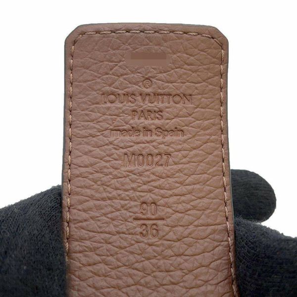 ルイヴィトン べルト LV ティルト リバース リヨンレザー サイズ90 M0027U メンズ リバーシブル