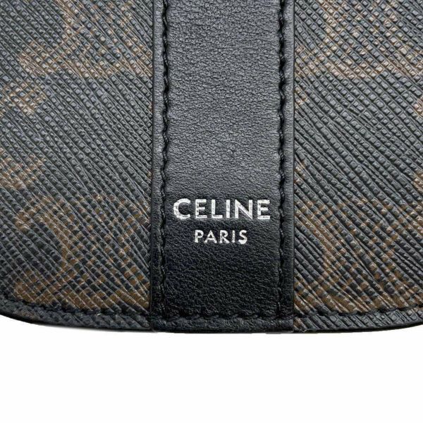 セリーヌ ショルダーバッグ トリオンフ モバイルポーチ PVC 10H742DCH CELINE バッグ ポシェット 黒