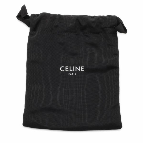 セリーヌ ショルダーバッグ トリオンフ モバイルポーチ PVC 10H742DCH CELINE バッグ ポシェット 黒