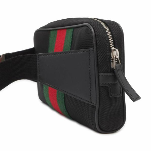 グッチ ボディバッグ シェリーライン キャンバス 630919 GUCCI バッグ 黒 アウトレット品