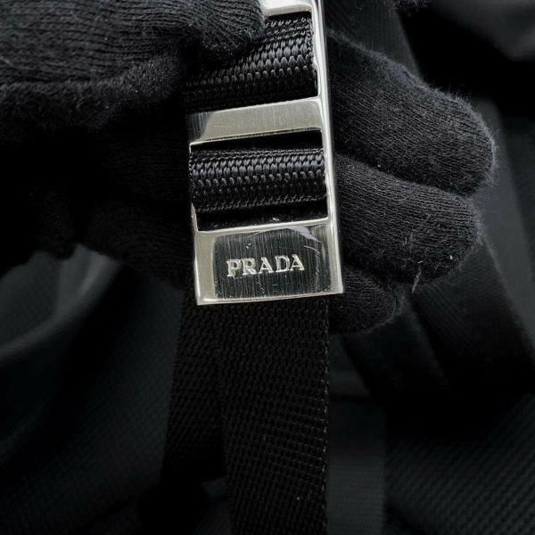 プラダ リュック バックパック ナイロン 2VZ062 PRADA バッグ リュックサック 黒