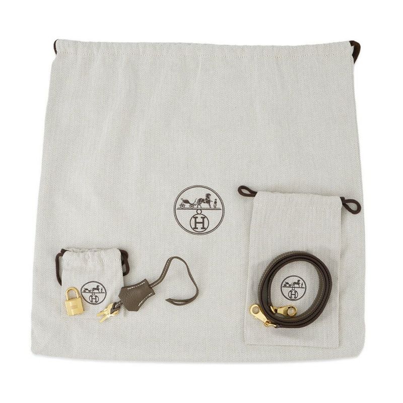 エルメス ハンドバッグ ボリード31 エトゥープ/ゴールド金具 トリヨンクレマンス Z刻印 2wayショルダー