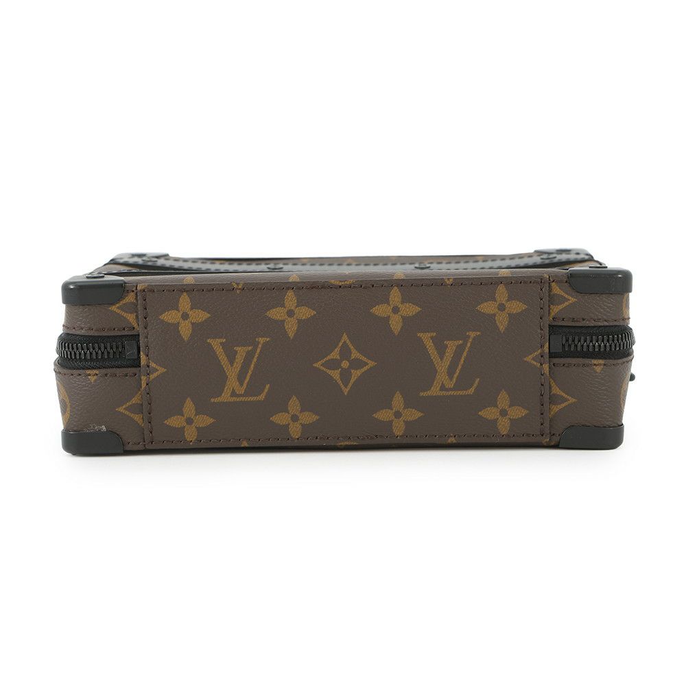 ルイヴィトン ショルダーバッグ モノグラム・マカサー ハンドル・ソフトトランク M45935 黒 ブラック