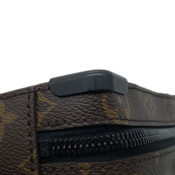 ルイヴィトン ショルダーバッグ モノグラム・マカサー ハンドル・ソフトトランク M45935 黒 ブラック