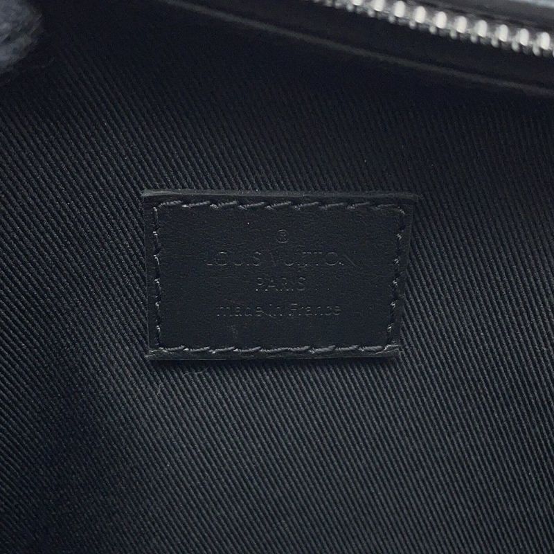 ルイヴィトン ショルダーバッグ モノグラム・マカサー ハンドル・ソフトトランク M45935 黒 ブラック