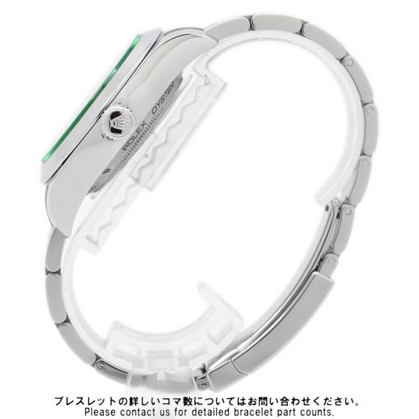 ロレックス ミルガウス グリーンガラス ランダムシリアル ルーレット 116400GV ROLEX 腕時計 黒文字盤