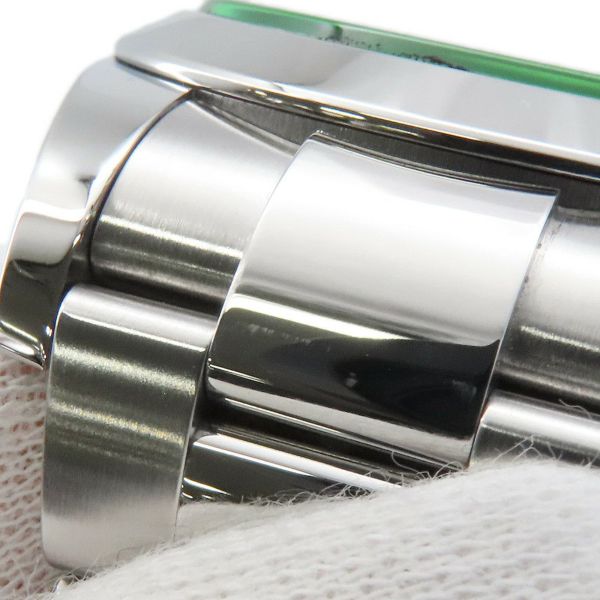 ロレックス ミルガウス グリーンガラス ランダムシリアル ルーレット 116400GV ROLEX 腕時計 黒文字盤