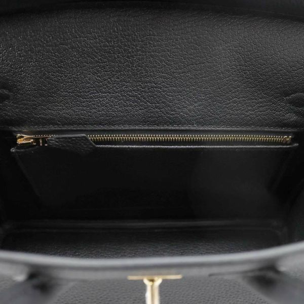 エルメス バーキン25 ブラック/ゴールド金具 トゴ W刻印 HERMES Birkin ハンドバッグ 黒