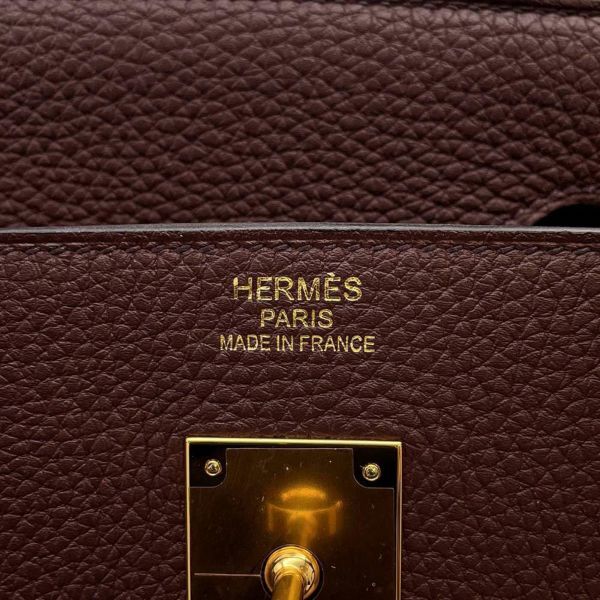 エルメス バーキン40 ルージュセリエ/ゴールド金具 トゴ Z刻印 HERMES Birkin ハンドバッグ