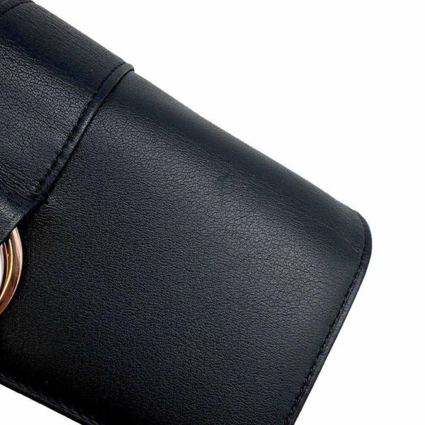 カルティエ 長財布 トリニティ レザー L3000659 Cartier 財布 黒