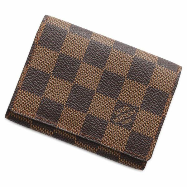 ルイヴィトン カードケース ダミエ・エベヌ アンヴェロップ・カルト ドゥ ヴィジット N62920 LOUIS VUITTON 名刺入れ