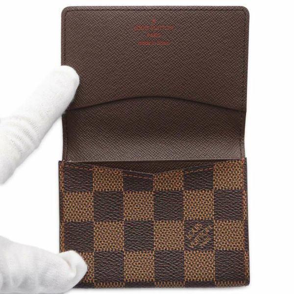 ルイヴィトン カードケース ダミエ・エベヌ アンヴェロップ・カルト ドゥ ヴィジット N62920 LOUIS VUITTON 名刺入れ