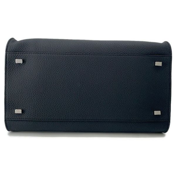 ザ ロウ ハンドバッグ ソフトマルゴー12 レザー W1586 THE ROW バッグ 2way 黒