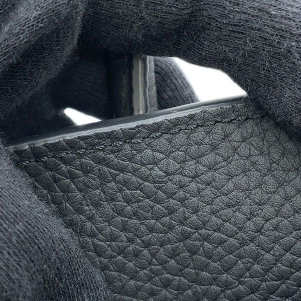 ザ ロウ ハンドバッグ ソフトマルゴー12 レザー W1586 THE ROW バッグ 2way 黒