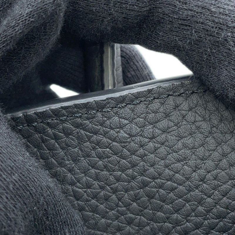 ザ ロウ ハンドバッグ ソフトマルゴー12 レザー W1586 THE ROW バッグ 2way 黒