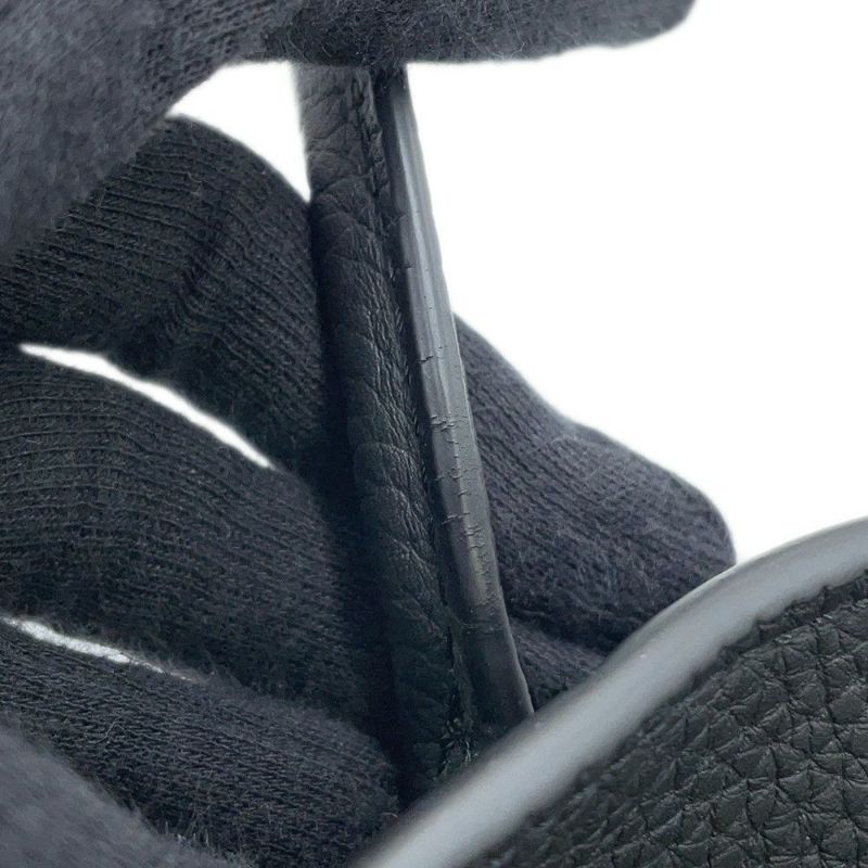 ザ ロウ ハンドバッグ ソフトマルゴー12 レザー W1586 THE ROW バッグ 2way 黒