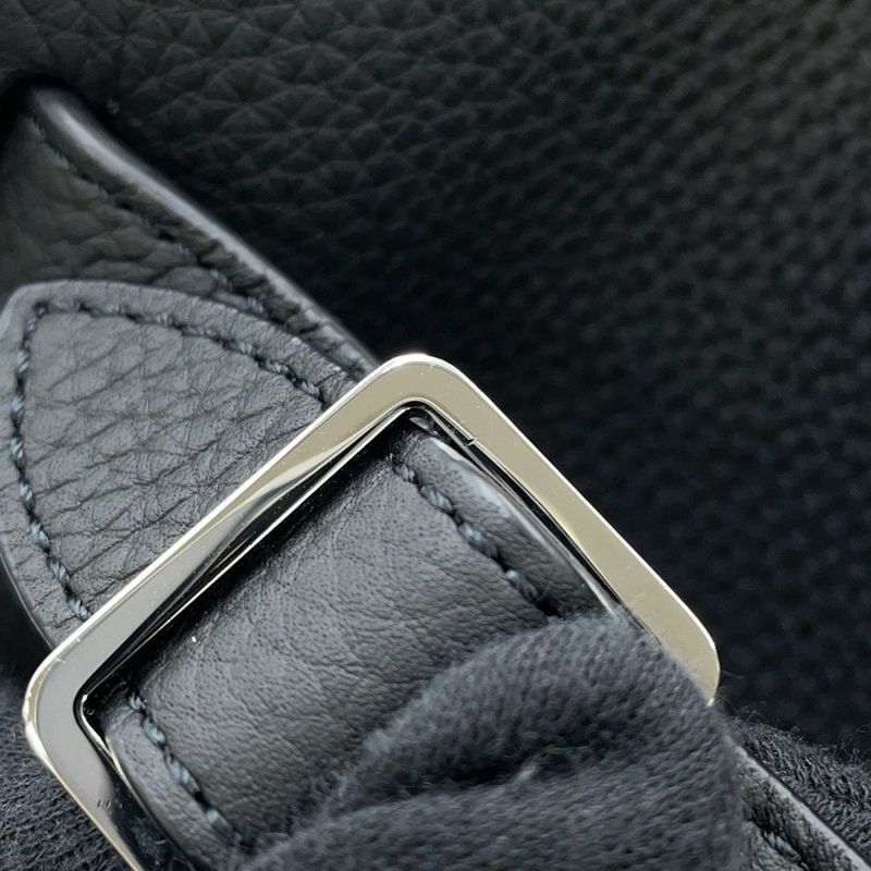 ザ ロウ ハンドバッグ ソフトマルゴー12 レザー W1586 THE ROW バッグ 2way 黒