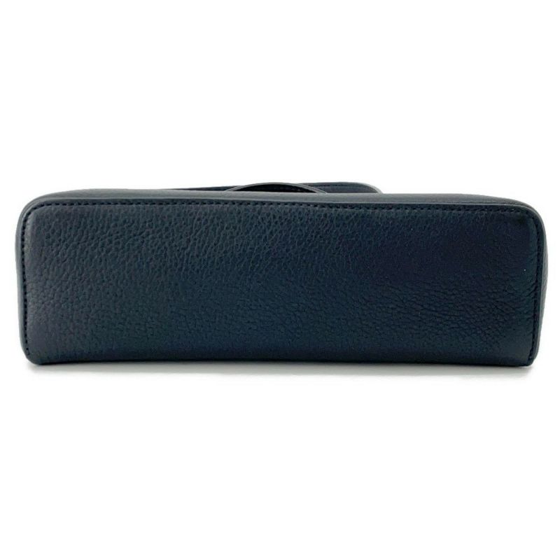 ロロピアーナ ハンドバッグ エクストラ・ポケット・ポーチ L19 レザー FAN4045  Loro Piana 2wayショルダー 黒