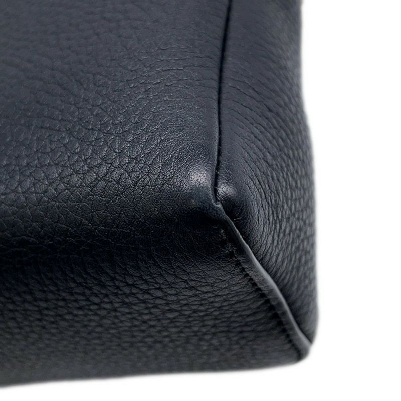 ロロピアーナ ハンドバッグ エクストラ・ポケット・ポーチ L19 レザー FAN4045  Loro Piana 2wayショルダー 黒