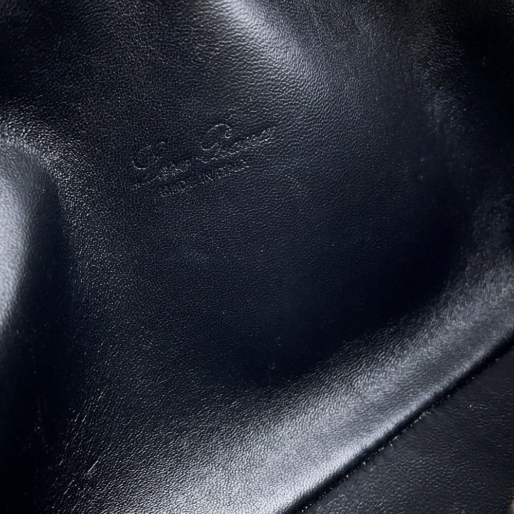 ロロピアーナ ハンドバッグ エクストラ・ポケット・ポーチ L19 レザー FAN4045  Loro Piana 2wayショルダー 黒