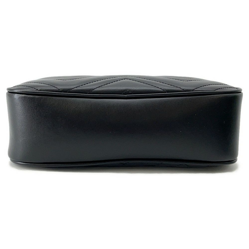 グッチ ショルダーバッグ GGマーモント キルティング スモール 447632 GUCCI バッグ チェーンショルダー 黒