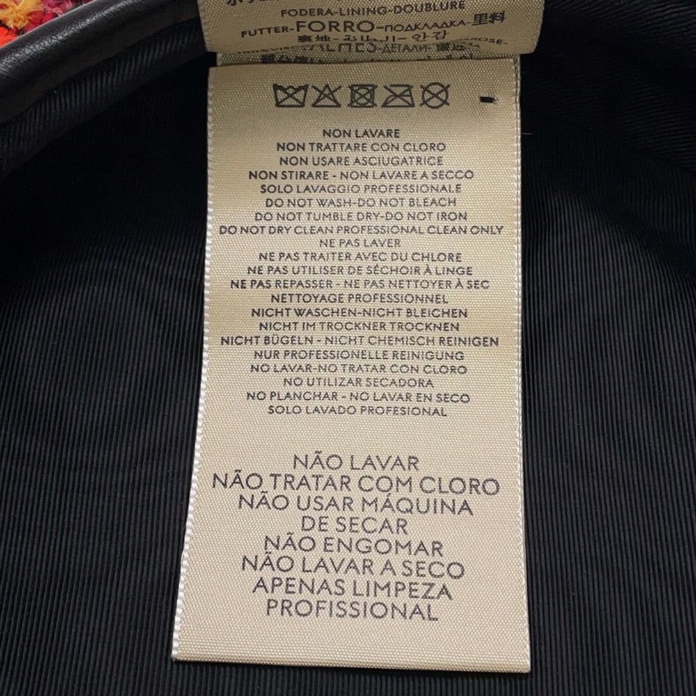 グッチ ベレー帽 ツイード チェック リボン サイズM GUCCI 帽子