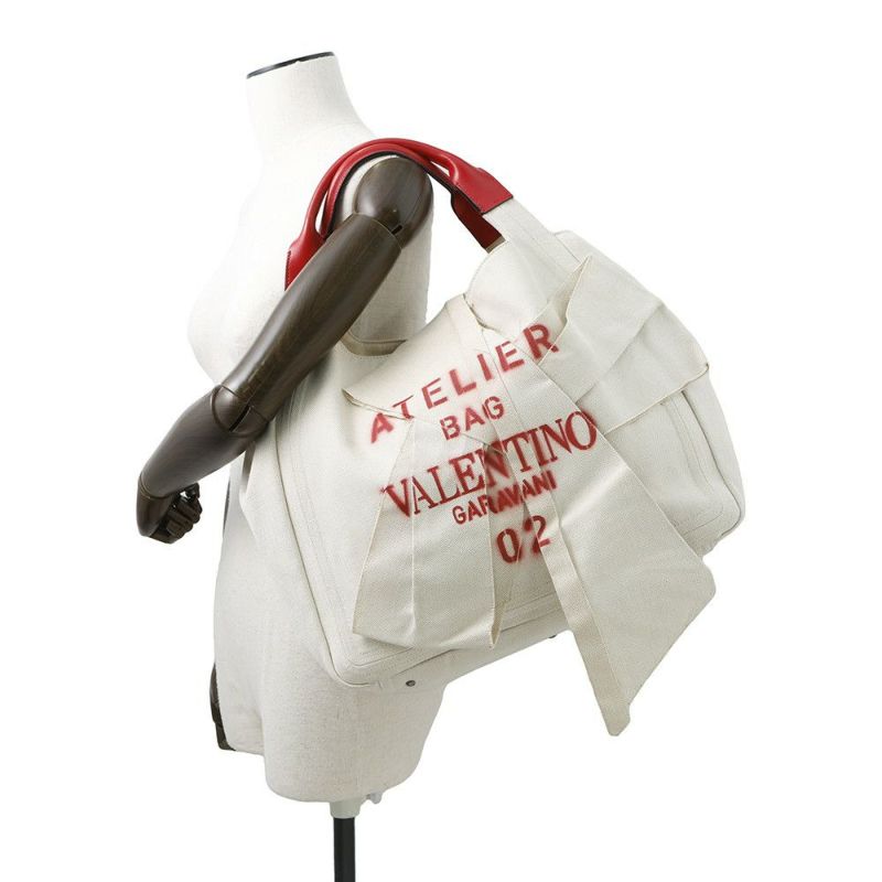 ヴァレンティノ・ガラヴァーニ トートバッグ アトリエ 02 ボウ エディション キャンバス UW0B0H95SVJ VALENTINO 2way