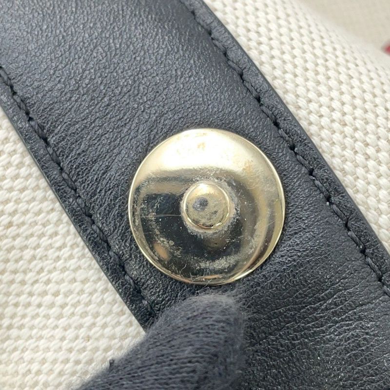 ヴァレンティノ・ガラヴァーニ トートバッグ VLTNロゴ ロックスタッズ キャンバス/レザー TW2B0D21FWB VALENTINO