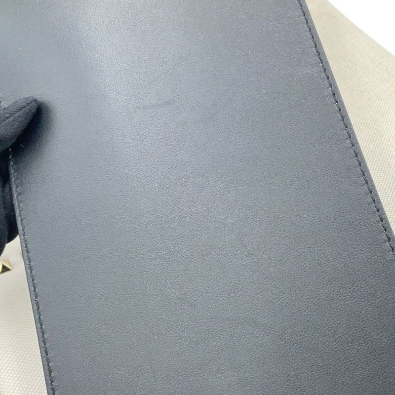 ヴァレンティノ・ガラヴァーニ トートバッグ VLTNロゴ ロックスタッズ キャンバス/レザー TW2B0D21FWB VALENTINO