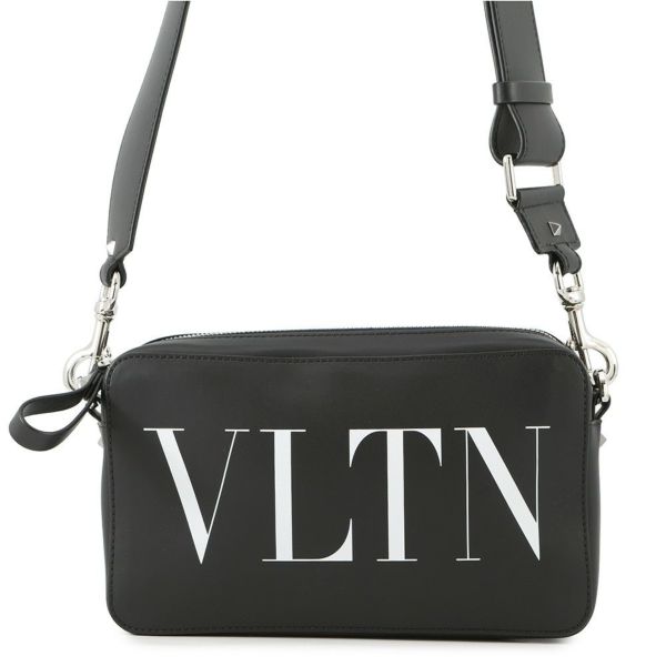 ヴァレンティノ・ガラヴァーニ ショルダーバッグ VLTNロゴ XY2B0704WJW VALENTINO 黒